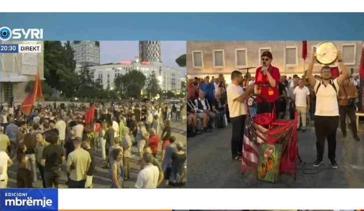 Protesta e 47-të/ Protestuesja: Ta vazhdojmë këtë revolucion, derisa karrigia e fundit e PS të iki