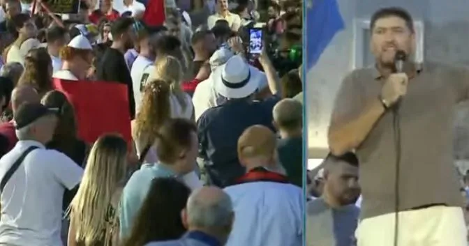 Protesta e 52-të, qytetari i revoltuar: Koha e maskarenjve ka përfunduar, të çlirojmë Shqipërinë nga këto hiena