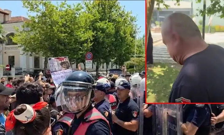 “Protesta e bukur ia ka lënë vendin konfliktit dhe dhunës”, Balla nxjerr videon e policit të lënduar: 32 vite në detyrë, sot u gjakos