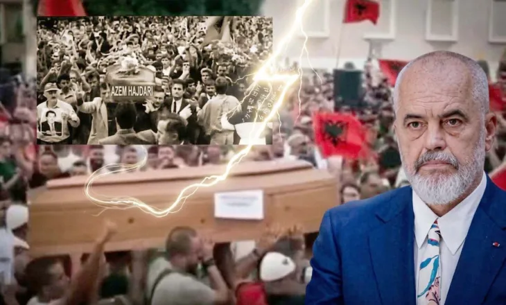 Protesta e të shtunës me arkivolin e Edi Ramës, mesazh kërcënues me simbolin e rrëzimit të Fatos Nanos me…