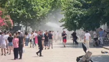 Protesta te Kuvendi, Komiteti Shqiptar i Helsinkit: Individë të caktuar kryen akte dhune, shqetësues përdorimi i forcës nga policia