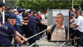 Protestuesi i arrestuar hynë në grevë urie, avokati: Niko Qarkaj është dhunuar në Bllokun e Sigurisë!