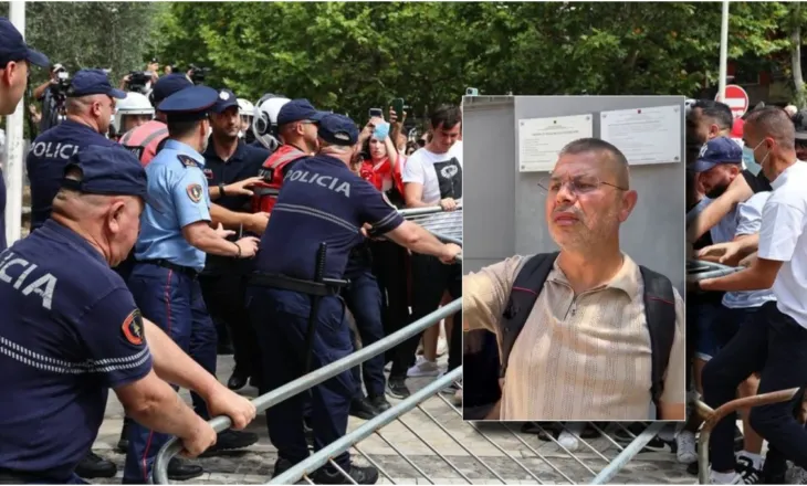 Protestuesi i arrestuar hynë në grevë urie, avokati: Niko Qarkaj është dhunuar në Bllokun e Sigurisë!
