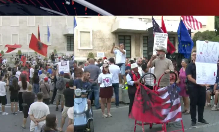 Protestuesi: Rama po përdor pushtetin kundër shqiptarëve, të largohet pa negociata