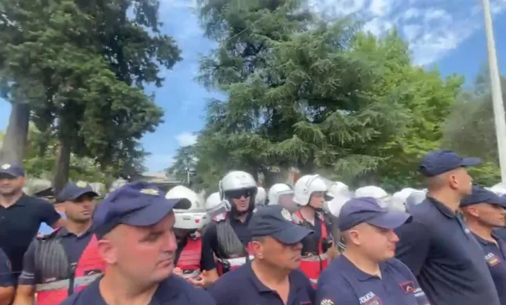 Protestuesit përplasen me policinë te Parlamenti, 3 efektivë të plagosur