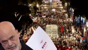 Protestuestit kundër ‘Besës’, Rama: Sorrat e korbat e refuzuan, por…nuk negocioj me ju, kam kontratë me 800 mijë shqiptarë