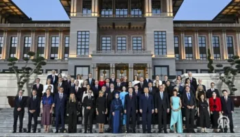 Publikohet fotoja familjare, nga darka shtetërore e presidentit Erdogan me udhëheqësit e NATO-s