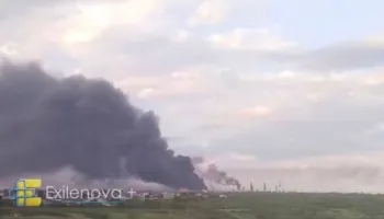 Rafineria ruse në flakë pas sulmit me dronë ukrainas