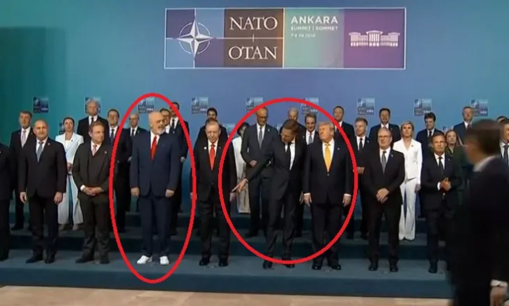 Rama bëhet objekt humori në Samitin e NATO-s, Rutte i tregon me gisht Trump atletet e bardha të kryeministrit