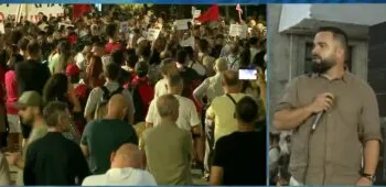 “Rama jep dorëheqjen ose do të heqim ne”/Thirrja e fortë e protestuesit:Je i korruptuar, mos bëj gangsterin me popullin