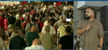 “Rama jep dorëheqjen ose do të heqim ne”/Thirrja e fortë e protestuesit:Je i korruptuar, mos bëj gangsterin me popullin