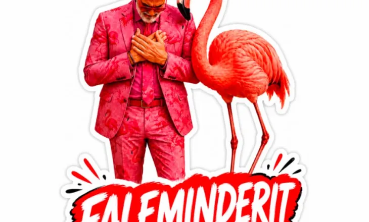 Rama poston foto me flamingon, falënderon qytetarët që e uruan për ditëlindjen