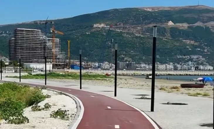 Rama publikon pamjet nga Lungomare 4: Punimet në Plazhin e Vjetër të Vlorës drejt përfundimit