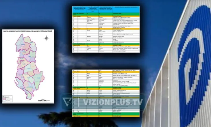 Reforma Territoriale, propozimi i PD: Të ndahet në 6 Rajone dhe 100 Bashki