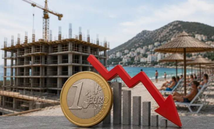 Rënia e Euros shpjegohet më shumë nga lejet e ndërtimit se turistët