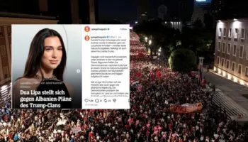 Revista prestigjioze gjermane ‘Der Spiegel’: Dua Lipa i cilëson frymëzuese protestat, shqiptarët denoncojnë…