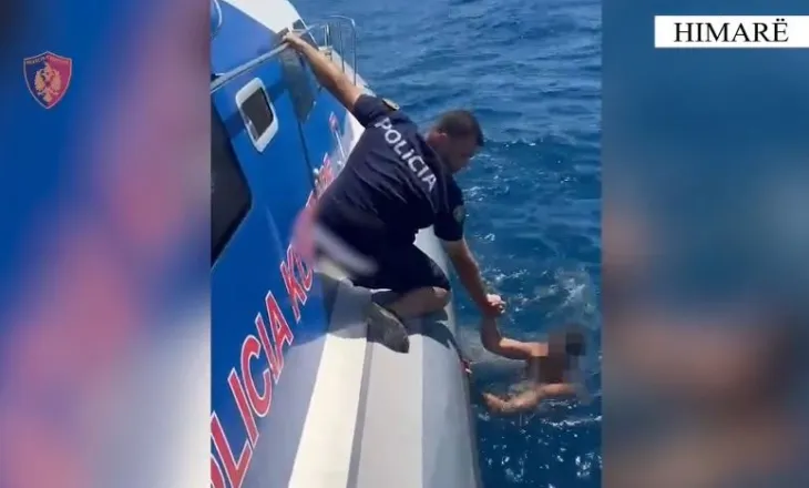 Rrezikuan jetën në det, Policia Kufitare shpëton 9 turistë të huaj