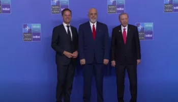 Samiti i NATO/ Kryeministri Rama pritet nga Mark Rutte dhe presidenti i Turqisë