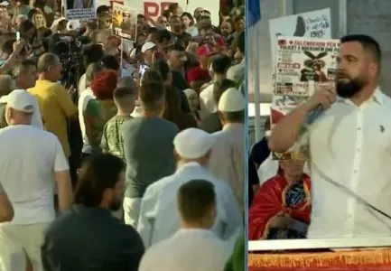 “S’duam të heqim një autokrat për të vendosur një tjetër!”/ Protestuesi: Kërkojmë ndryshim të sistemit! Rama erdhi…