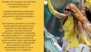 Shakira ngushëllon Kolumbinë pas eliminimit nga Botërori: “Lotët e Luis Diaz janë lotët tanë”