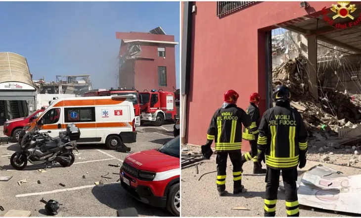 Shembet një ndërtesë në Mesina të Italisë, gjashtë persona rezultojnë të zhdukur. Ka shpresa për persona të gjallë
