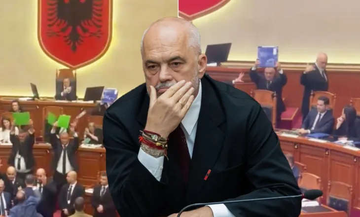Shishe uji dhe karton drejt Ramës, momenti kur opozita “godet” kryeminsitrin