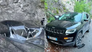 Shmanget tragjedia, guri gjigant bie mbi makinën e turistëve në rrugën e Thethit