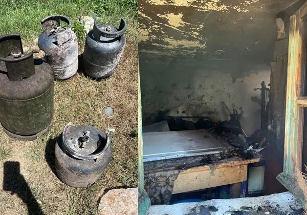 Shpërthejnë bombolat e gazit në Maliq, përfshihet nga flakët një banesë
