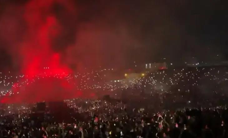 “Shqipëria është mahnitëse”! Kanye West elektrizon ‘Eagle Stadium’, fansa nga 80 vende mblidhen në Tiranë. Rama ndan pamjet