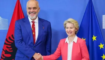 ‘Shqipëria vazhdon të përparojë’: Von der Leyen vlerëson rrugëtimin drejt anëtarësimit