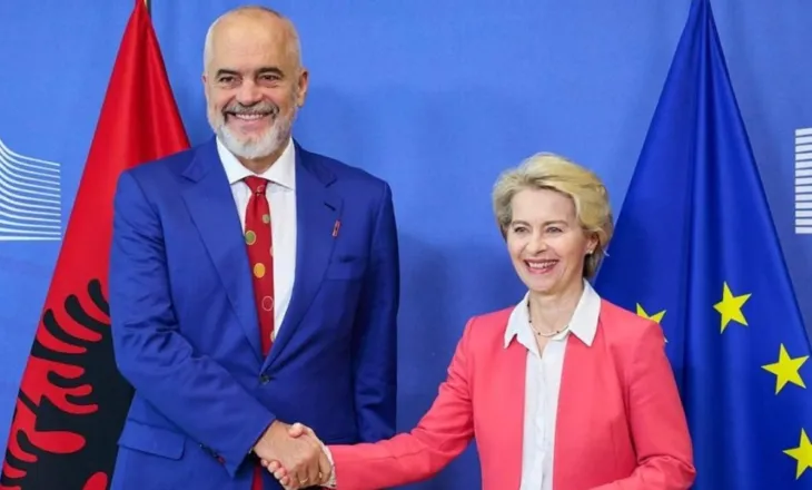 ‘Shqipëria vazhdon të përparojë’: Von der Leyen vlerëson rrugëtimin drejt anëtarësimit