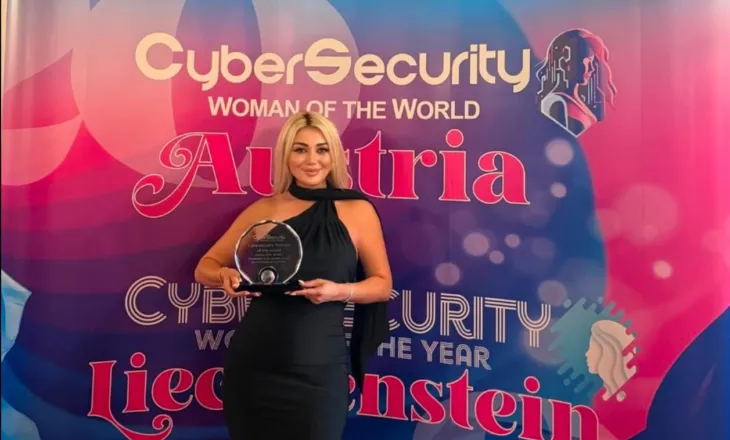 Shqiptarja Esmeralda Kazia shpallet “Cybersecurity Woman of the World 2026”