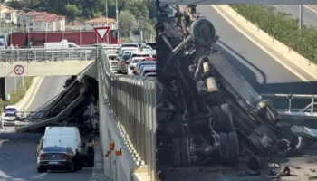 Si ndodhi aksidenti me pasoja fatale, betonierja u përplas me “Audi-n” dhe ra nga rrethrrotullimi