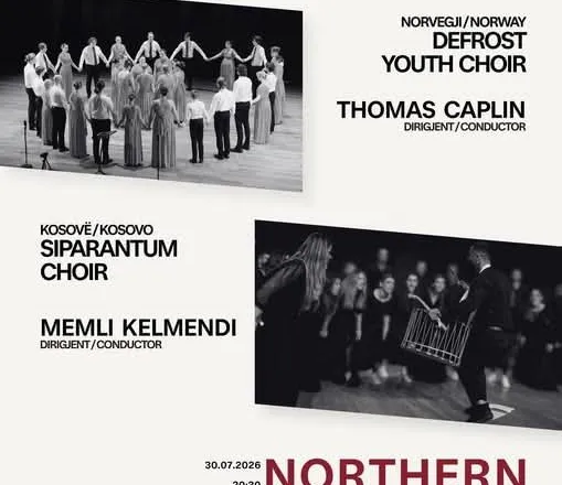 Sonte në Pejë koncerti “Northern Echoes”, bashkohen në skenë Defrost Youth Choir dhe Kori Siparantum