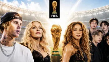 Super spektakël në finalen e Botërorit, Justin Bieber i bashkohet Madonnës, Shakirës dhe grupit BTS