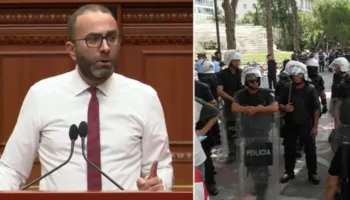“Të ndalet dhuna e policisë ndaj protestuesve”,  Bardhi-Ballës: Ke frikë mos bësh me vezë kostumin e shtrenjtë