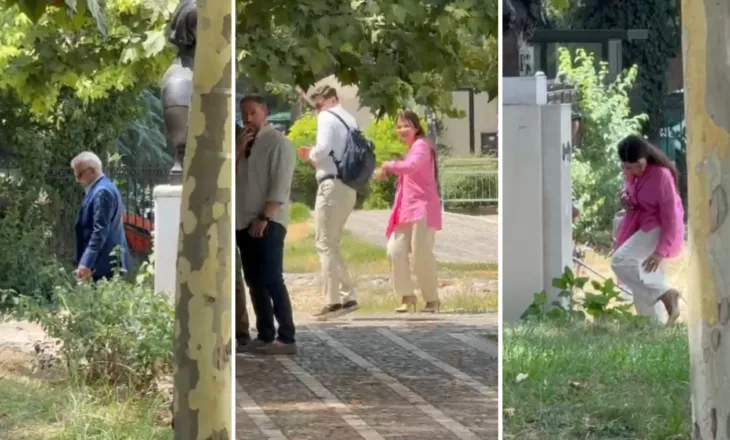 Tensione gjatë hyrjes në seancë, protestuesit qëllojnë me vezë Vangjel Dulen: O hajdut me syze!