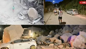 Tërmeti shkund Napolin, më i forti në 40 vjet! Shikoni pamjet! Dëme në Kisha e godina, ka dhe të plagosur