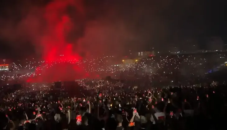 “Tirona O nona” / Rama shpërndan pamje nga koncerti i Kanye West: Shqipëria e bukur europiane (VIDEO)