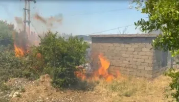 Tjetër vatër zjarri në Lezhë, flakët përfshijnë sipërfaqe me shkurre në fshatin Pllanë