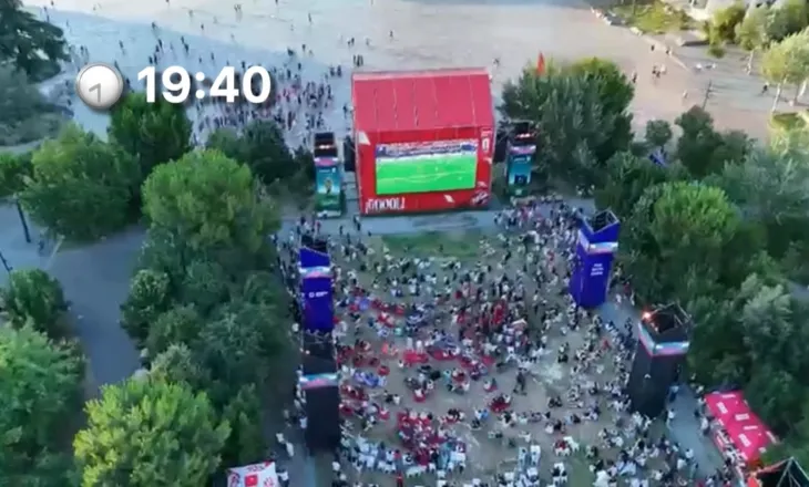 Tkurret protesta në ditën e 38-ë, pamjet me dron në orën 19:40 tregojnë prani më të lartë qytetarësh në FanZonë