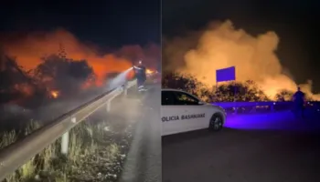 Tre vatra zjarri përfshijnë Porto Palermon, shmanget përhapja e flakëve
