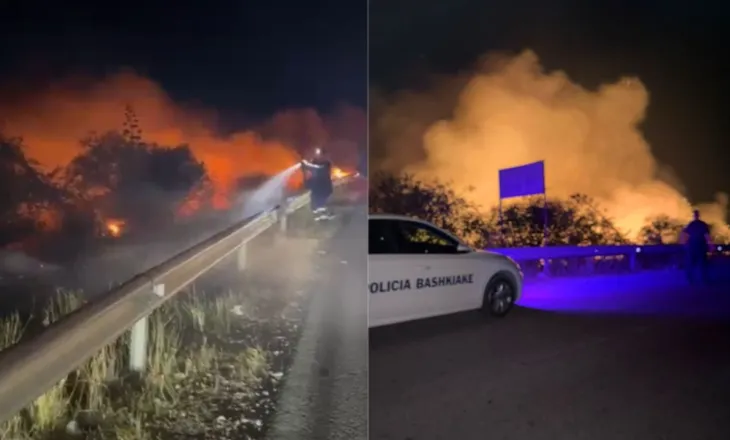 Tre vatra zjarri përfshijnë Porto Palermon, shmanget përhapja e flakëve