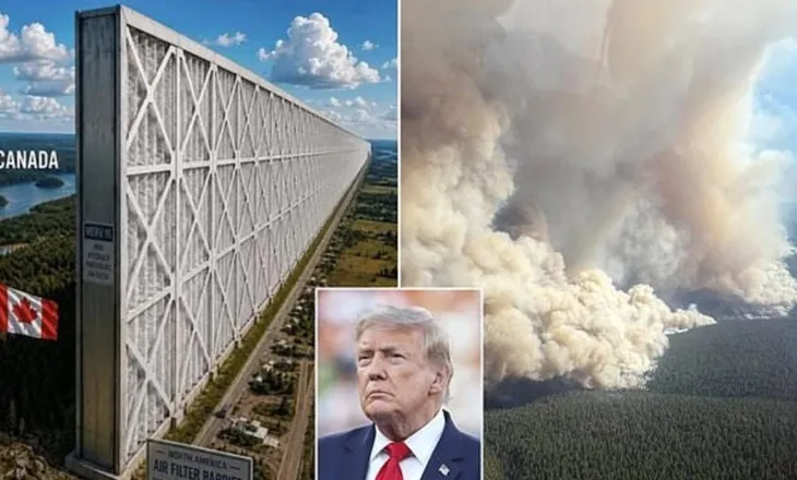 Trump ripërsërit kërcënimin për të ndërtuar ‘barrierën e filtrimit të ajrit të Amerikës së Veriut’ midis SHBA-së dhe Kanadasë