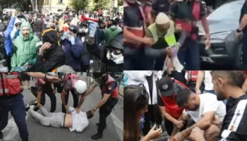 U shoqëruan nga policia gjatë protestës, lirohen organizatori Arben Kola dhe disa protestues