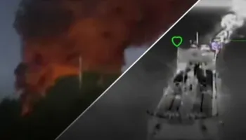 Ukraina godet 12 tankerë rusë, anije mallrash dhe një terminal nafte
