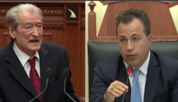‘Vasali më i shpifur, armik i egër i procesit të integrimit’, Peleshi i ndërpret fjalën Berishës: Mos tejkaloni etikën