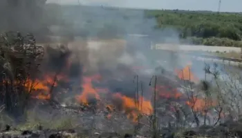 Vatër zjarri në fshatin Mifol, zjarrfikësit në vendngjarje për të shuar flakët