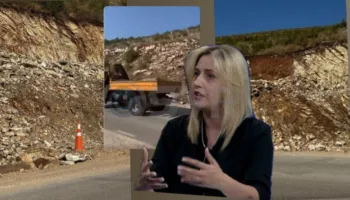 Video denoncimi, Zhupa: Punimet në bypassin Sarandë–Himarë pa siguri: gurë mbi rrugë dhe rrezik për jetën