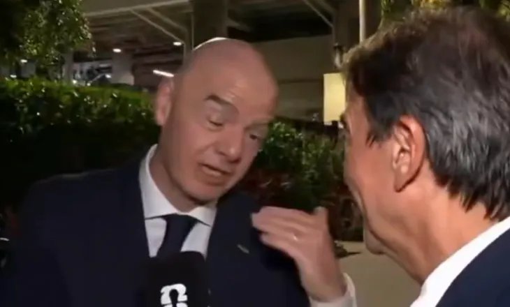 VIDEO/ Infantino shpreh hapur emocionin dhe flet si tifoz i Argjentinës, pastaj kupton gabimin dhe tërheq fjalët: Ne duhet të jem neutralë!